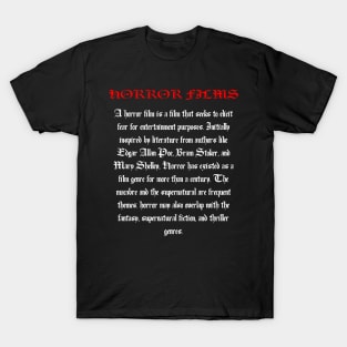 Horror Films And Chill T-Shirt